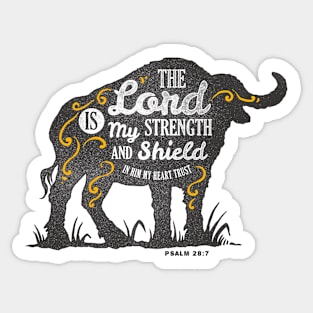 The Lord Is My Strength Sticker